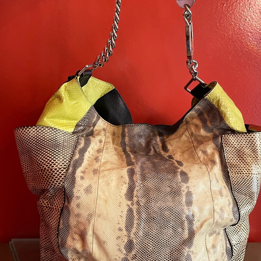 Jimmy Choo Python Snake Skin Bag - image 1